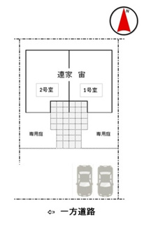 【駐車場】 | （仮称）烏森町3-35連家宙