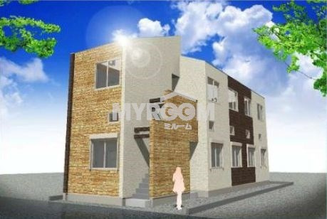 ウェルストン弥生町の外観パース|完成予想パース