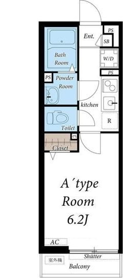 リブリ・プレジール千川の間取り|間取りです。