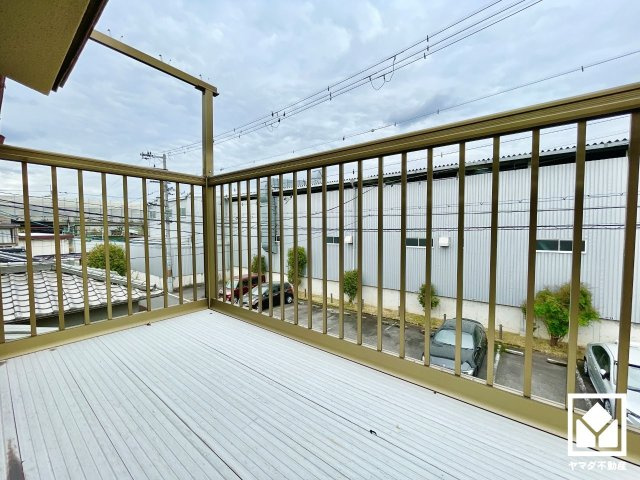 宇治市槇島町吹前のバルコニー