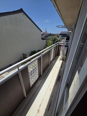 セジュールすばる　Ａのバルコニー