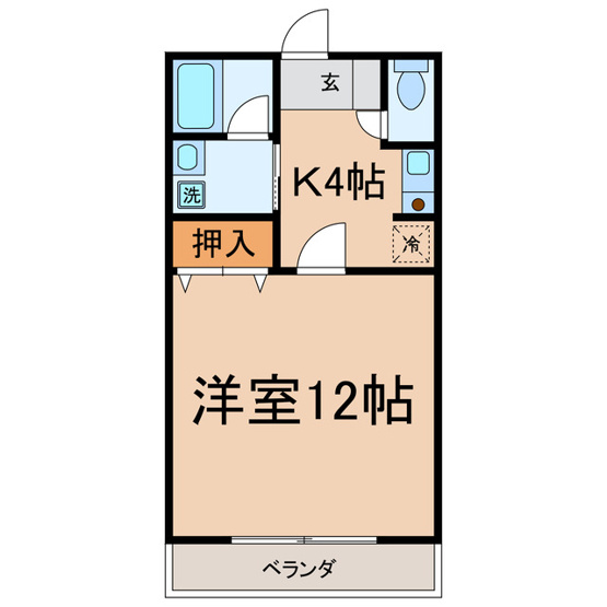 【間取り】 | コーポアルタⅢ