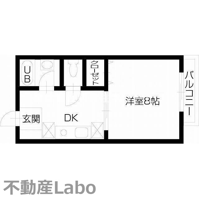 西ハイツの間取り