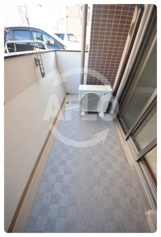 ジアコスモ大阪イーストゲートのバルコニー|ジアコスモ大阪イーストゲート　バルコニー