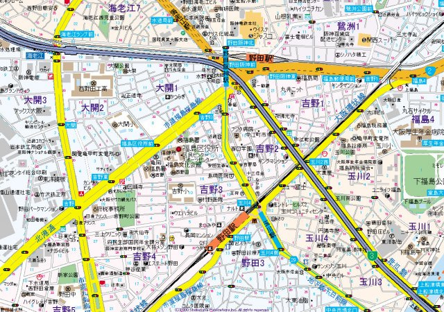 【地図】 | ルミエール野田阪神