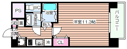 【間取り】 | ルミエール野田阪神