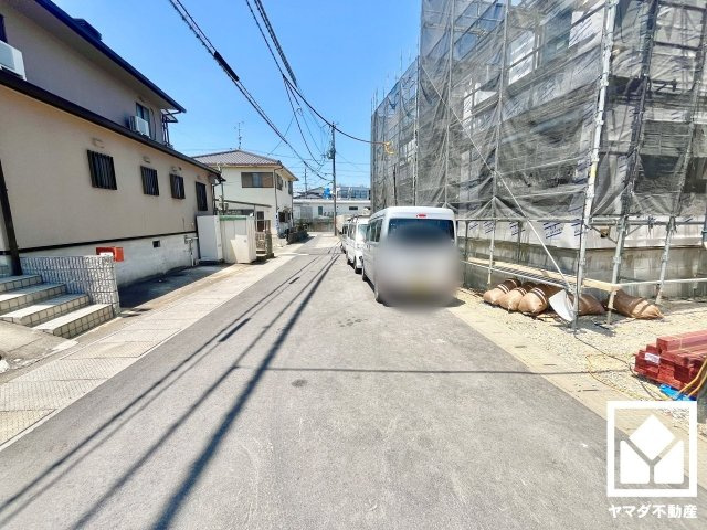 宇治市羽拍子町　2期　3号地の前面道路含む現地写真|5月19日　現地写真更新