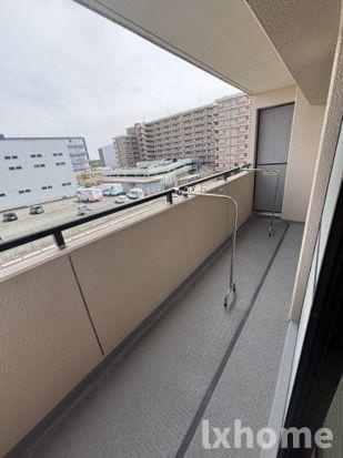 エクセレンス茨木のバルコニー