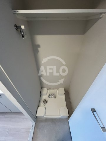 エスリードレジデンス東三国デュオの洗面所|エスリードレジデンス東三国デュオ　洗濯パン