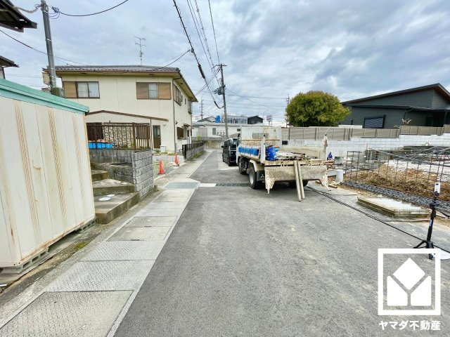 宇治市羽拍子町　2期　2号地の前面道路含む現地写真|4月7日　現地写真更新