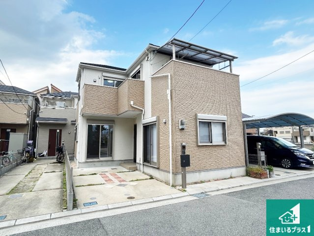 尼崎市大島　中古一戸建ての外観|周辺は落ち着いた街並みの住宅地！子育てがしやすい住環境です！気になることがありましたら、お気軽にお問い合わせください！