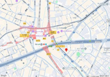 渋谷三丁目ＴＲビルの地図