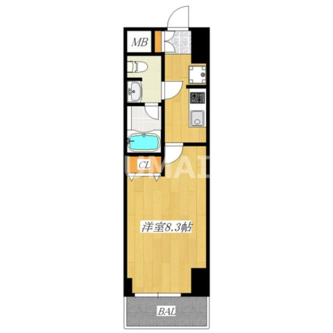 プルス上十条の間取り|広くてキレイで文句のないお部屋です♪