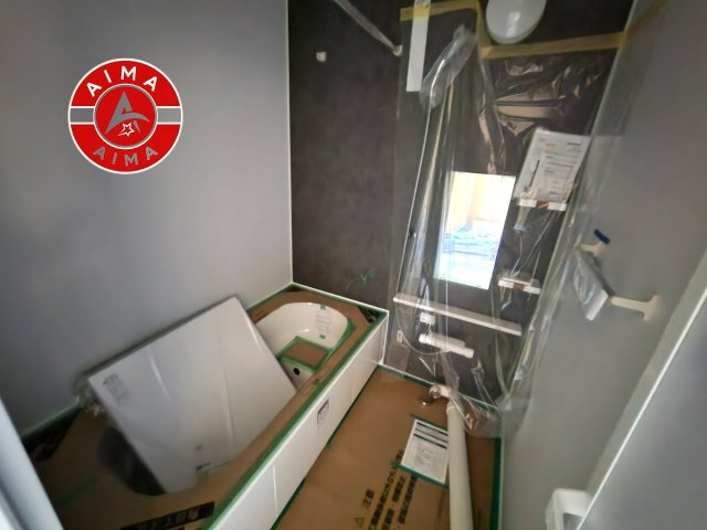 福岡市城南区鳥飼6丁目第1-2棟（1号棟）　の内観：施工例|1日の疲れを癒してくれる広々バスルーム。雨の日のお洗濯にも大活躍な浴室乾燥機付です！