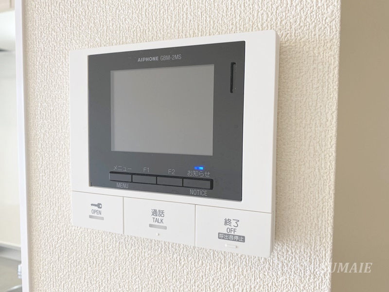 パームコテージ17番館のセキュリティ|モニター付きインターホン☆
