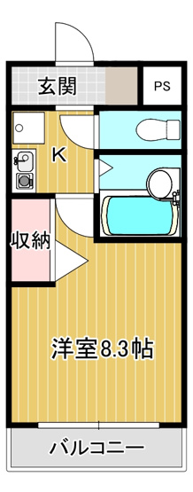 【間取り】 | クレセントヒル | 間取りです