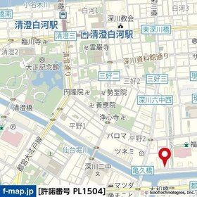【地図】 | プレール・ドゥーク清澄白河