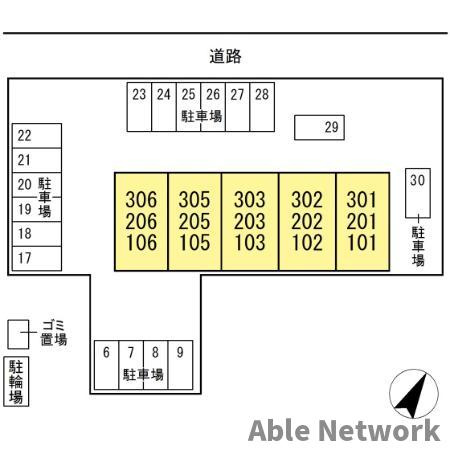 アーバンヒルズかしまⅠの区画図