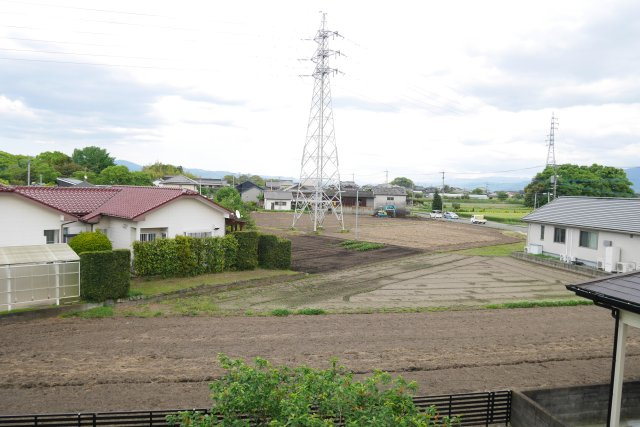 朝倉市小田　中古住宅の展望