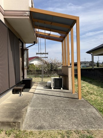 朝倉市小田　中古住宅の庭