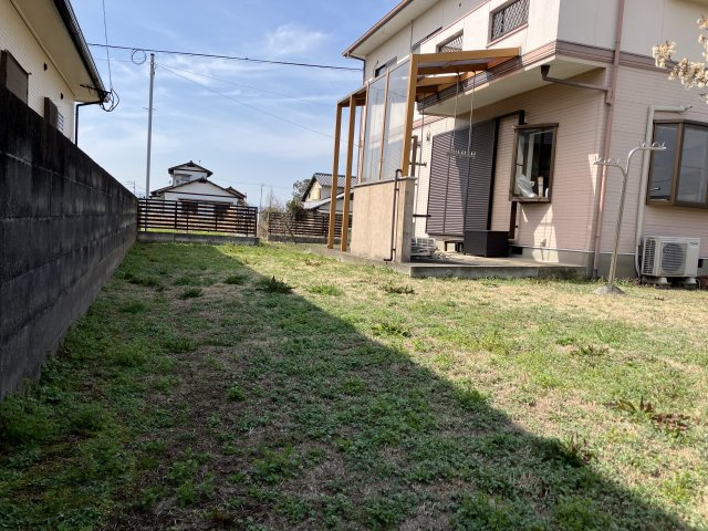 朝倉市小田　中古住宅の庭