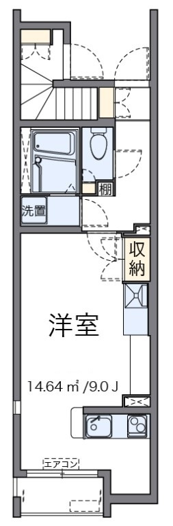ミランダコンフォール東葛西の間取り|広めでとてもきれいなお部屋です(^^)/