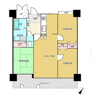 【間取り】 | ☆サンシティ南大正町☆