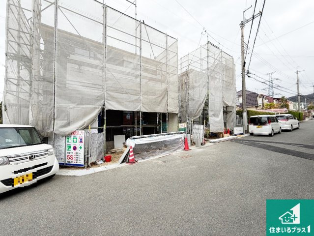 神戸市北区小倉台　第6期　新築一戸建ての外観|周辺は落ち着いた街並みの住宅地！子育てがしやすい住環境です！まだ未完成ですが、現地でしかわからない事もございます。是非一度ご覧ください。