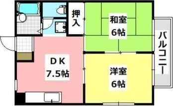 ハイツ天野の間取り