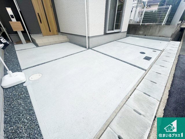 神戸市北区小倉台　第6期　新築一戸建ての駐車場|駐車スペース！散水栓があるので、こまめに愛車を洗えます！