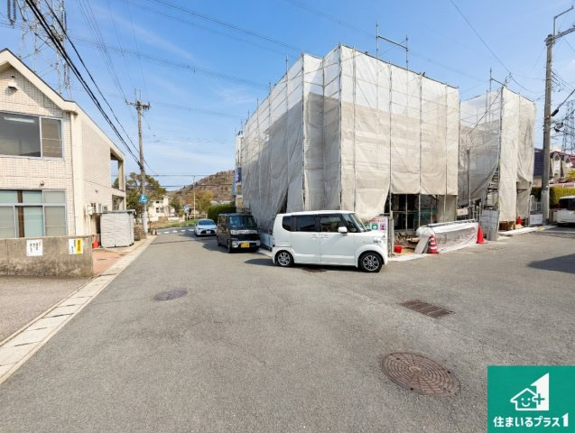 神戸市北区小倉台　第6期　新築一戸建ての前面道路含む現地写真|周辺は落ち着いた街並みの住宅地！子育てがしやすい住環境です！まだ未完成ですが、現地でしかわからない事もございます。是非一度ご覧ください。