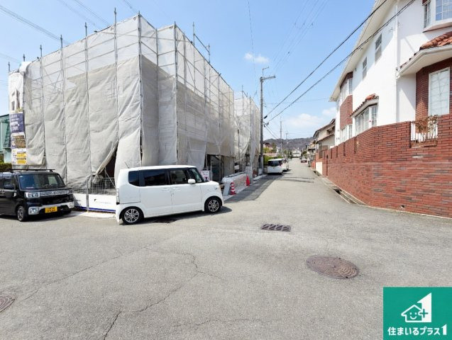神戸市北区小倉台　第6期　新築一戸建ての外観|現在の進捗状況です！順調に作業進行中、完成が待ち遠しいです！詳細の間取り等、お気軽にお問い合わせください！