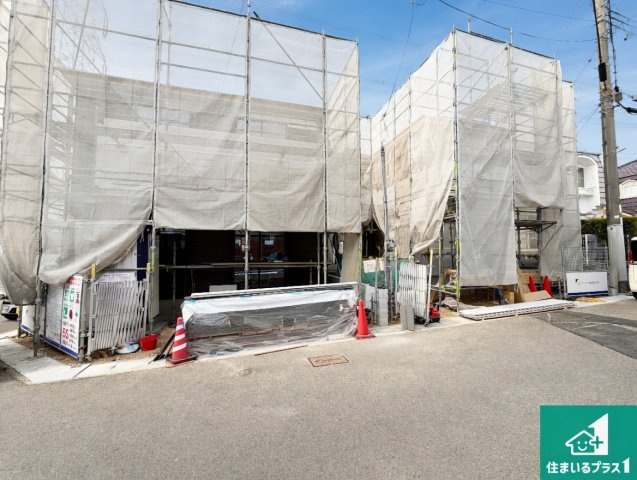 神戸市北区小倉台　第6期　新築一戸建ての外観|周辺は落ち着いた街並みの住宅地！子育てがしやすい住環境です！まだ未完成ですが、現地でしかわからない事もございます。是非一度ご覧ください。
