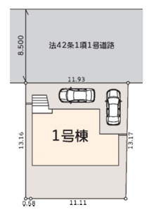 【区画図】 | 戸建 横浜市青葉区千草台 | 区画図です