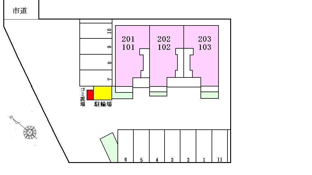 イリーデの区画図