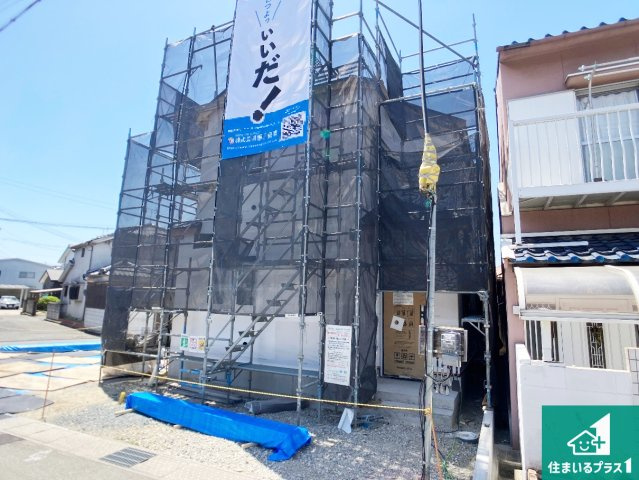 姫路市広畑区才　新築一戸建ての外観|現在建築中！落ち着いた街並みで新生活を始めることが出来そう！周辺の物件も併せてご紹介させて頂きます！