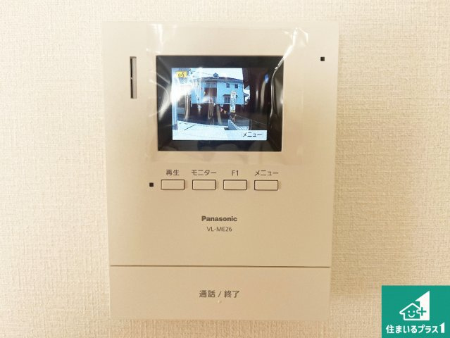■神戸市北区小倉台　第6期　新築一戸建ての防犯設備|カラーモニターインターホン！声だけでなく来訪者の姿や顔がモニターで確認できるので、小さなお子様がいらっしゃるご家庭でも安心できます！