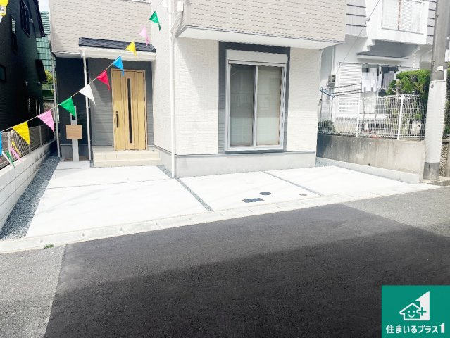 神戸市北区小倉台　第6期　新築一戸建ての駐車場|駐車スペース！散水栓があるので、こまめに愛車を洗えます！