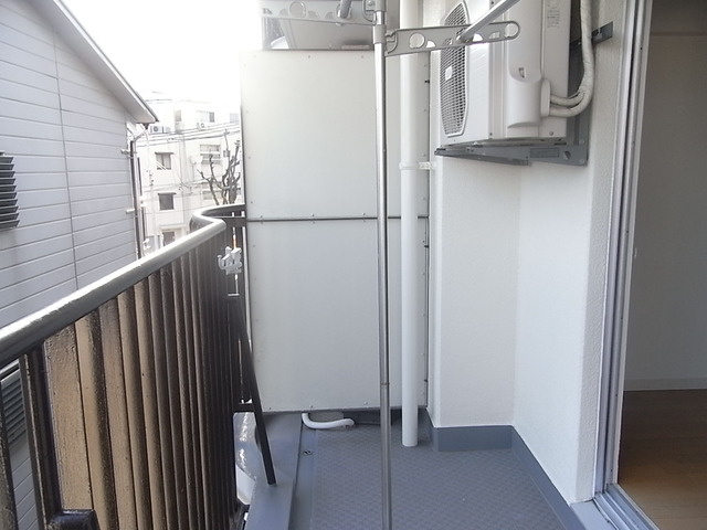 甲南灘コーポラスのバルコニー