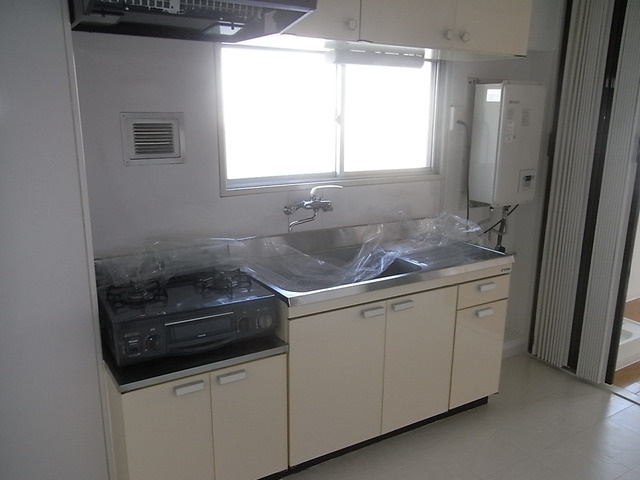 甲南灘コーポラスのキッチン