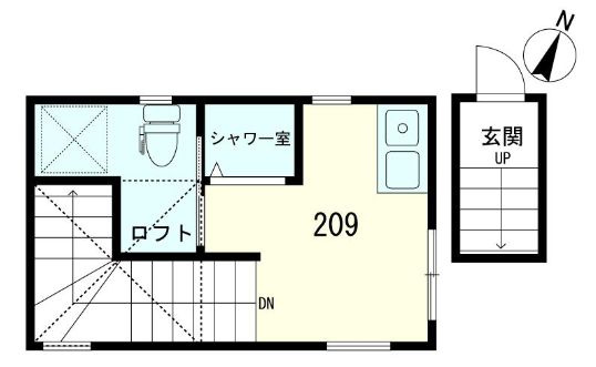 サークルハウス東池袋の間取り|間取り図☆