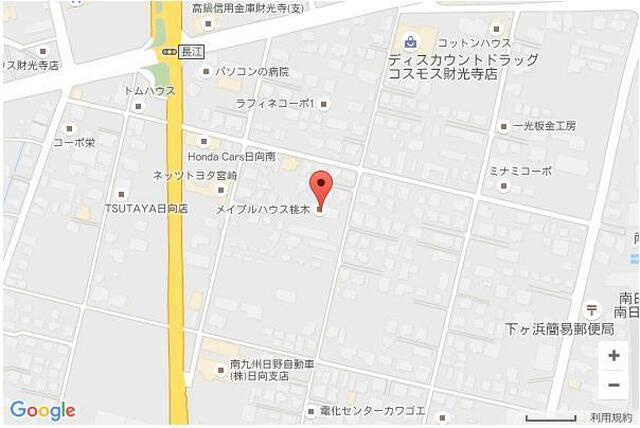 メイプルハウス桃木の地図