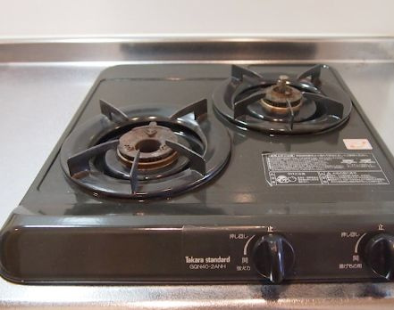 ルーブル都立家政弐番館のキッチン|２口ガスキッチン★（同一仕様写真）