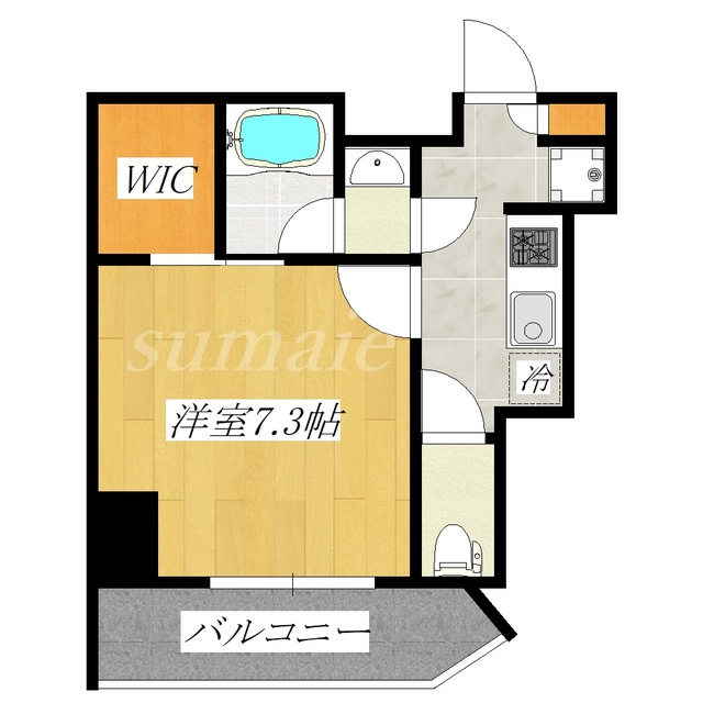 ザ・パークハビオ赤羽の間取り|西向きのお部屋です♪