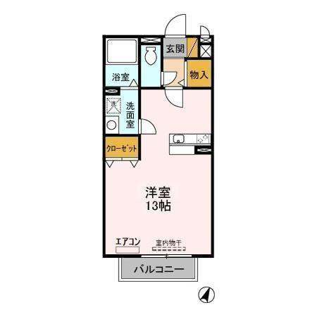 アーバンヒルズかしまⅡの間取り