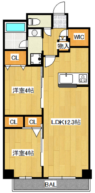 S-RESIDENCE王子enableの間取り|間取りです