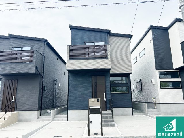 神戸市北区鹿の子台北町　第1期　新築一戸建ての外観|お客様に長く安心して住んでいだだける事にこだわった家づくり！住んでからのアフターサービスにもしっかりと取り組んでいます！
