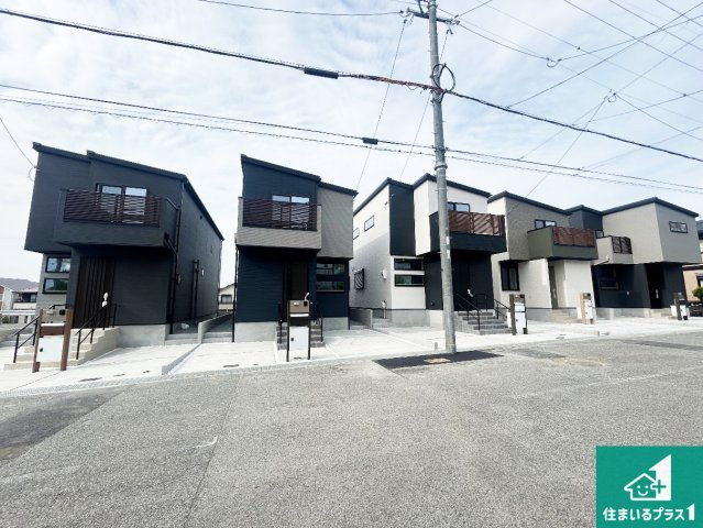神戸市北区鹿の子台北町　第1期　新築一戸建ての外観|お客様に長く安心して住んでいだだける事にこだわった家づくり！住んでからのアフターサービスにもしっかりと取り組んでいます！