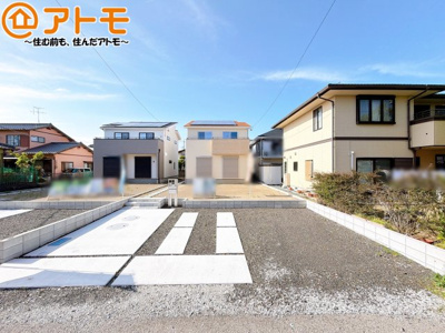 【駐車場】 | 焼津市田尻北　戸建　2号棟 | 並列3台の駐車スペースです♪