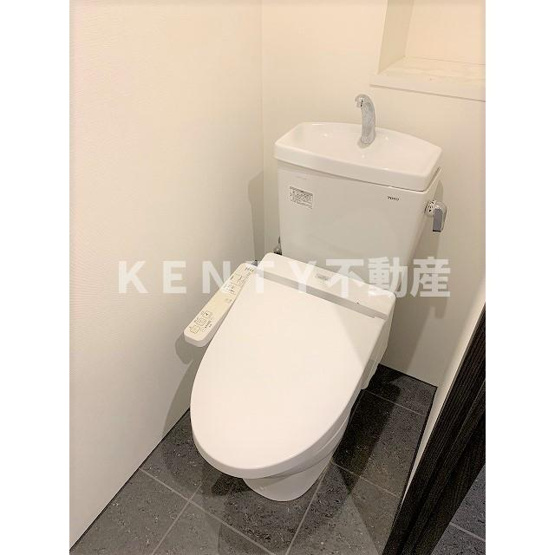 【トイレ】 | ルクレ目黒不動前 | コンパクトで使いやすいトイレです